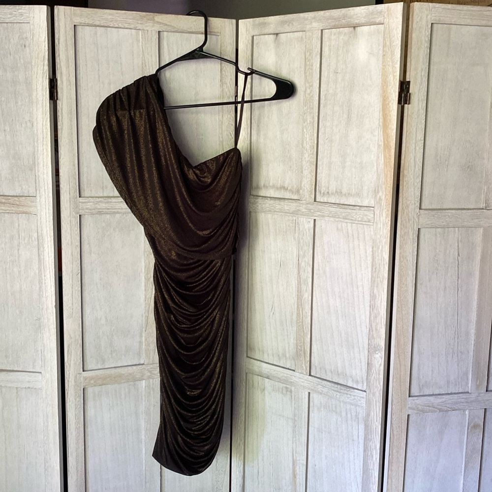 Arden B mini gold sparkle dress